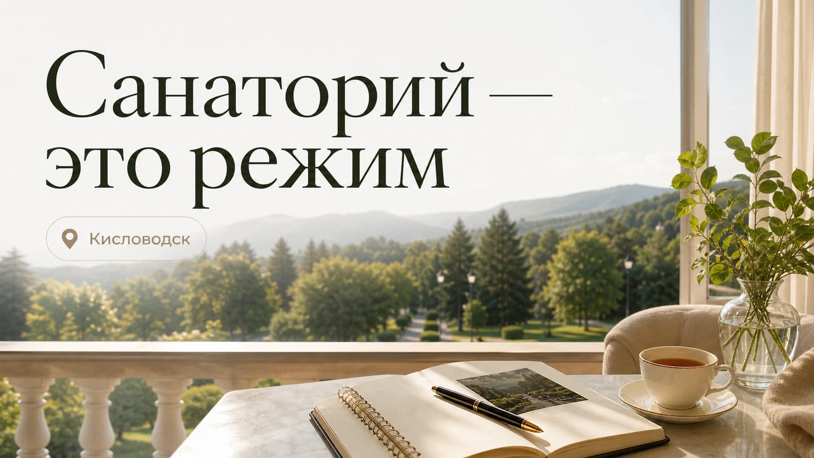 Санаторий в Кисловодске как режим дня: питание, процедуры, прогулки и отдых
