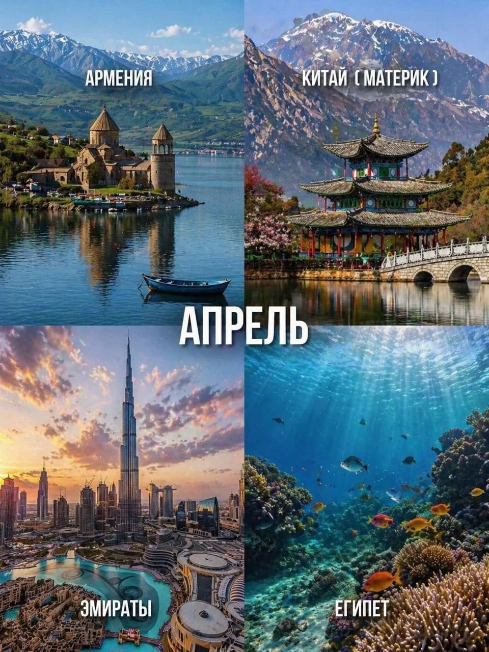 Пляж и тёплое море - выбор направления по месяцам