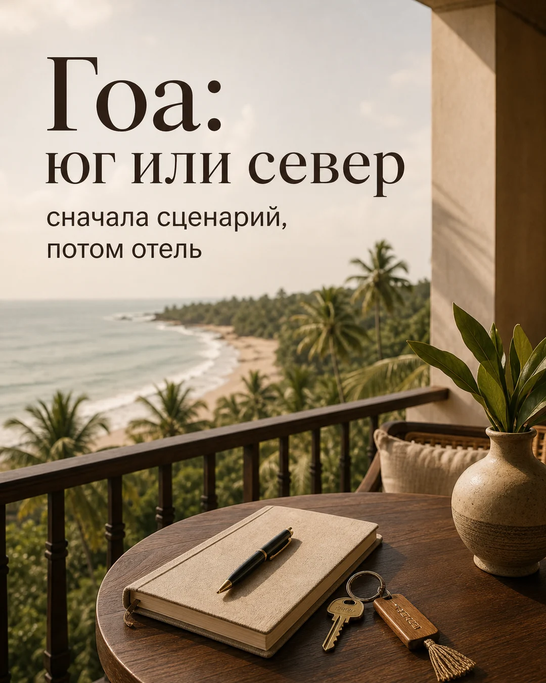 Карта выбора отеля в Гоа по пляжу, району, питанию и трансферу